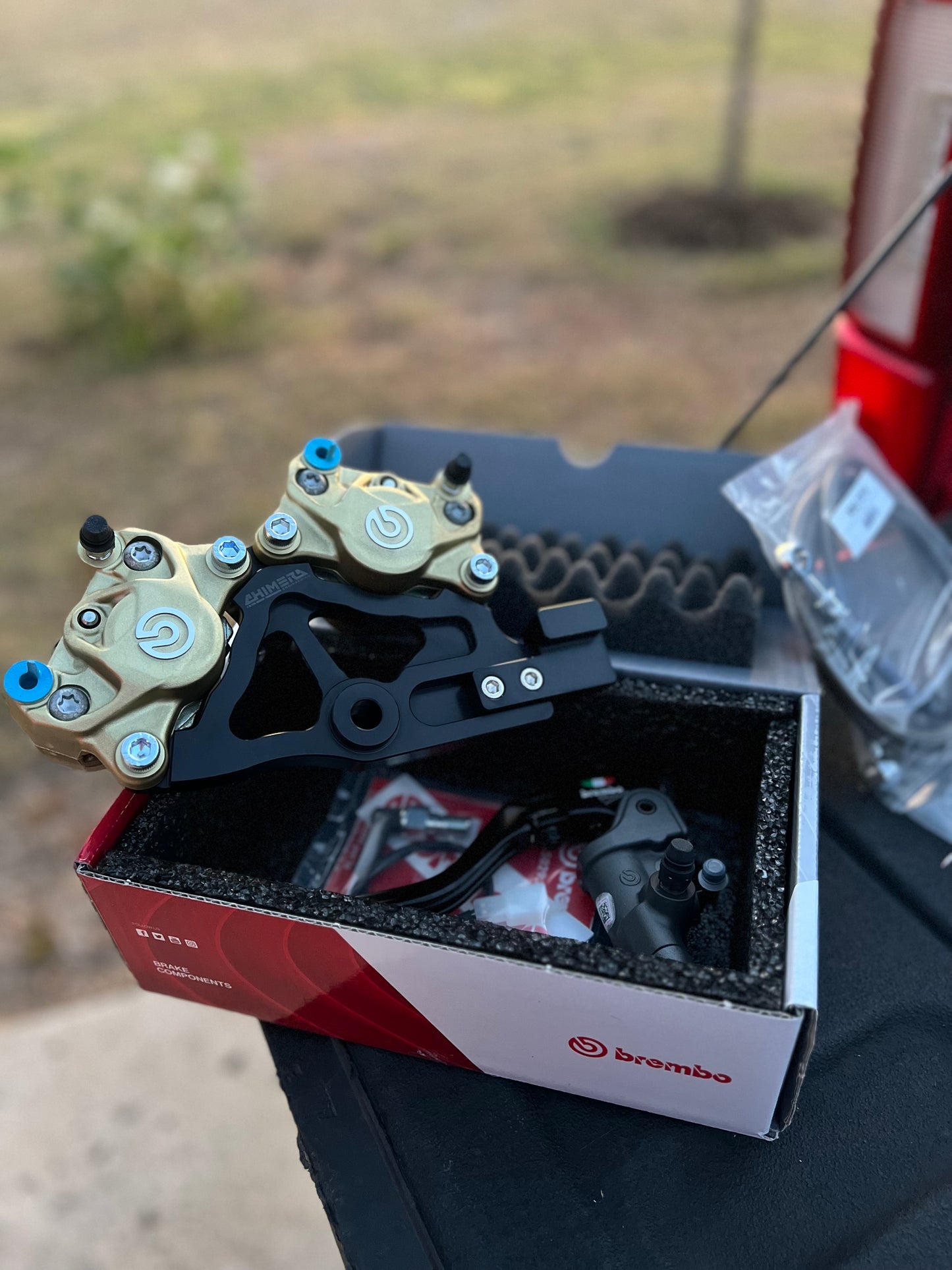 Complete Grom Handbrake Setup