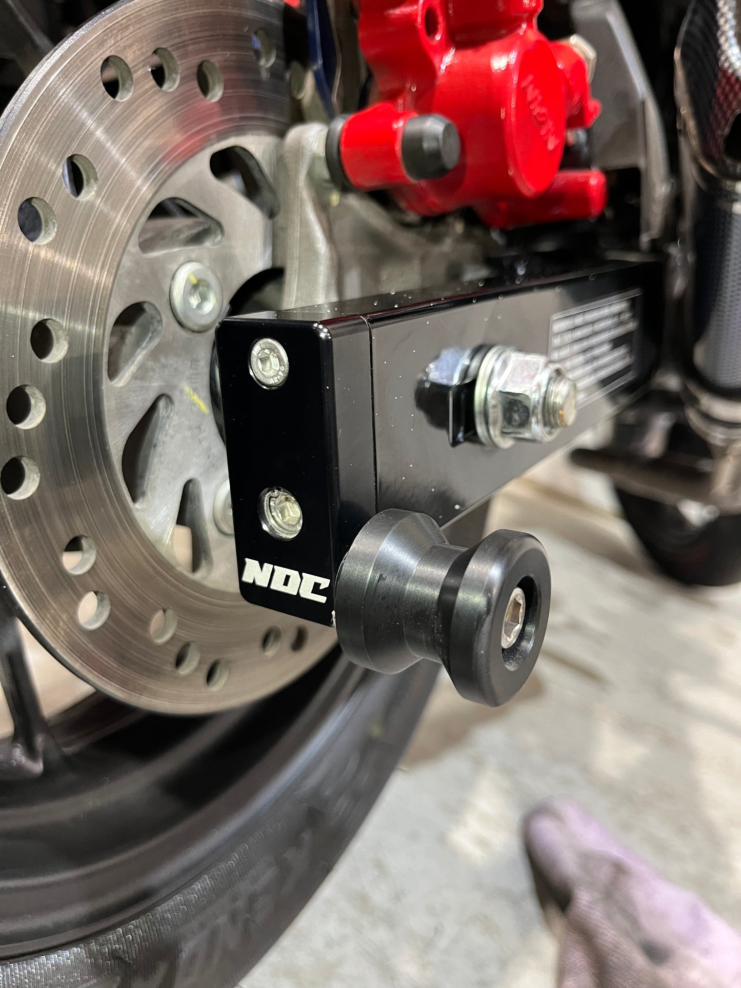 Grom NDC Chain Adjusters + Axle Sliders